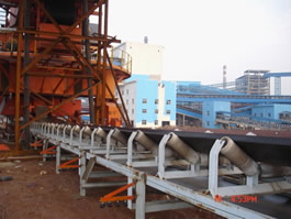 榮峰耐磨工程-托輥使用現場